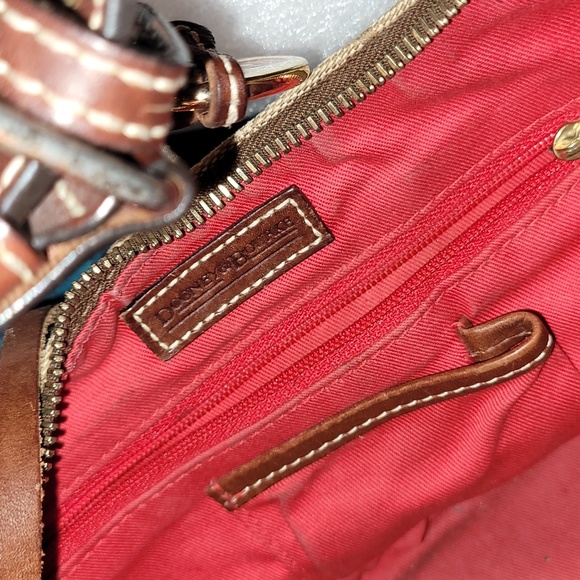 DOONEY & BOURKE CANVAS WITH LEATHER HANDBAG - Picture 7 of 9